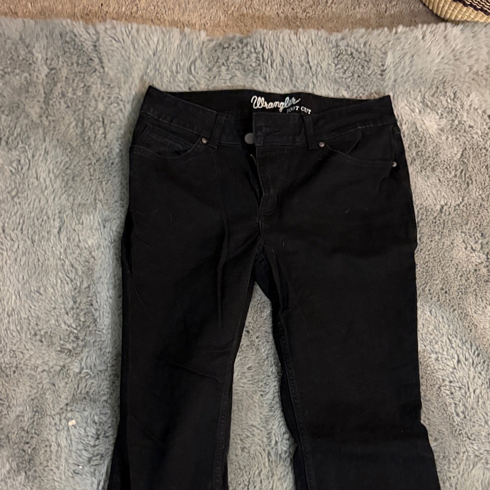 Wrangler Women's Classic Black Boot Cut Jeans